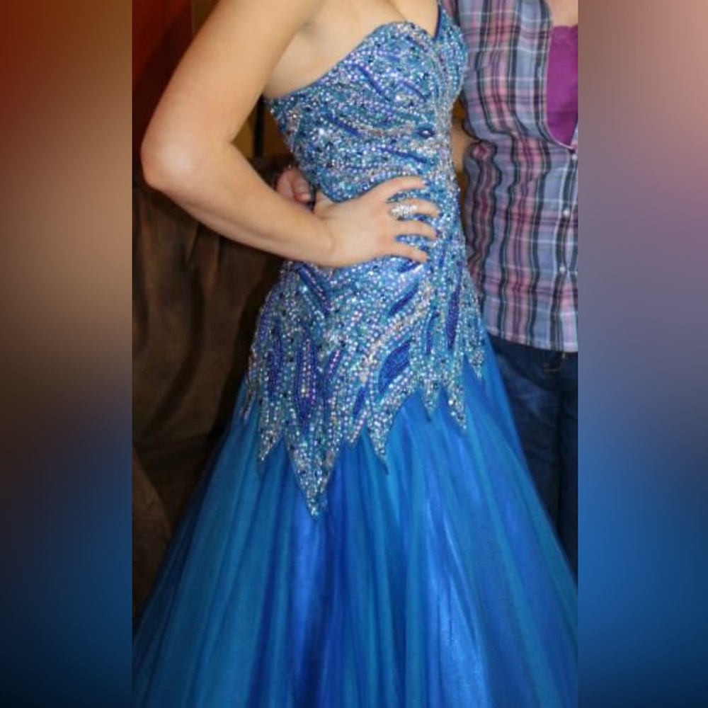Alyce Paris Corset Ballgown Prom Dress | Formall Dress | Gown | Blue